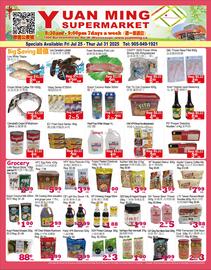 Yuan Ming Supermarket flyer Page 1