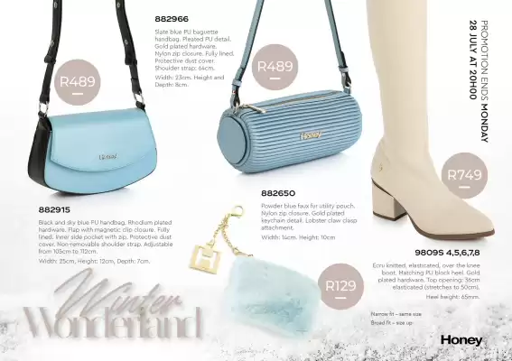 Honey Fashion Accessories catalogue (valid until 30-07)