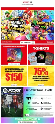 GameStop flyer (valid until 31-07)