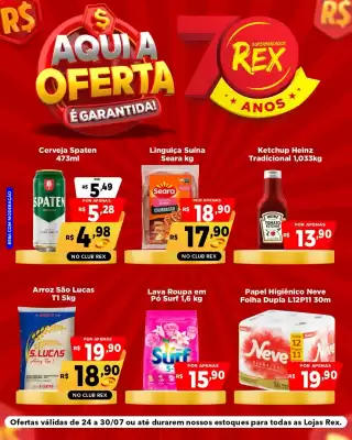 Catálogo Supermercados Rex (válido até 30-07)