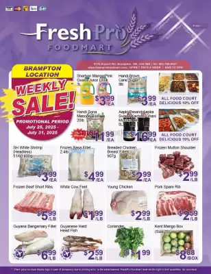 FreshPro Foodmart flyer