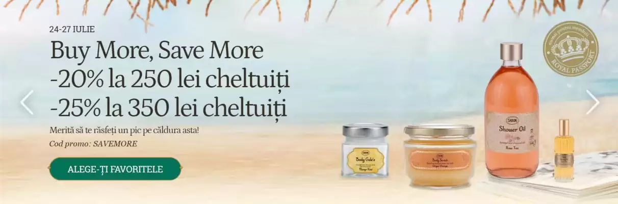Catalog SABON (valid până la 27-08)