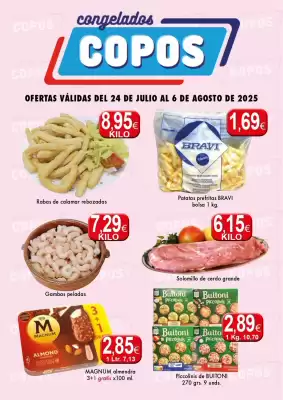 Folleto Congelados Copos