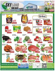 Skyland Foodmart flyer week 30 Page 1