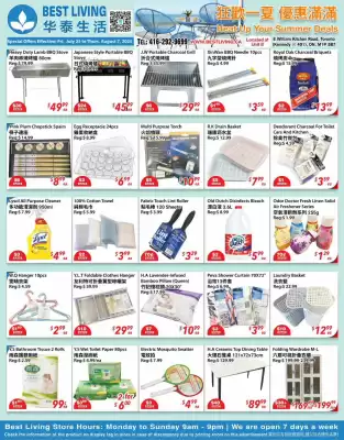 Best Living flyer (valid until 31-07)