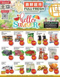 Full Fresh Supermarket flyer week 30 Page 1