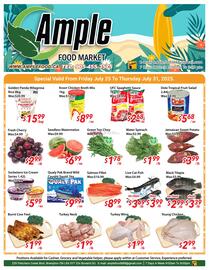 Ample Food Market flyer week 30 Page 1