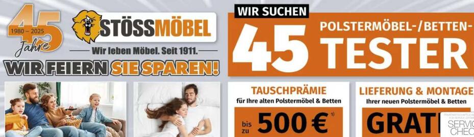 Stöss Möbel Prospekt Seite 1