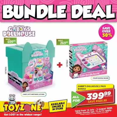 Toy Zone catalogue (valid until 31-07)