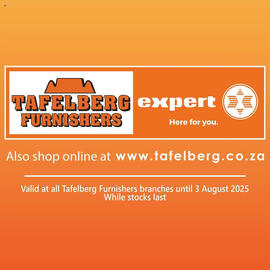 Tafelberg Furnishers catalogue Page 1