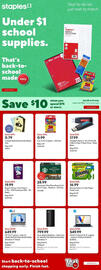 Staples flyer week 30 Page 1