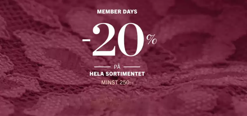 Hunkemöller reklamblad (giltig till och med 6-08)
