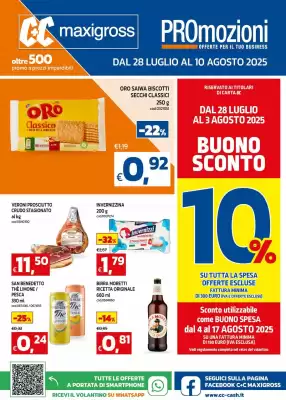 Volantino C+C maxigross (valido fino al 10-08)