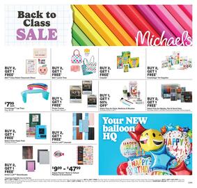 Michaels flyer week 30 Page 1