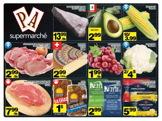 Supermarché PA flyer (valid until 31-07)