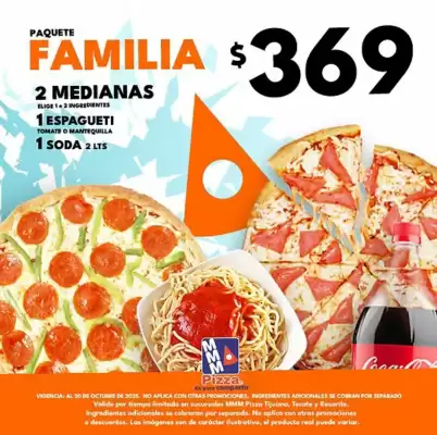 Catálogo MamaMia Pizza (válido hasta 20-10)