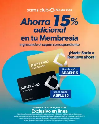 Catálogo Sam's Club (válido hasta 31-07)
