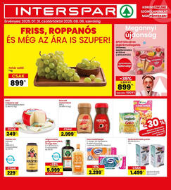 Interspar akciós újság hét 31 Oldal 1