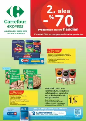 Folleto Carrefour Express (válido hasta el 25-08)