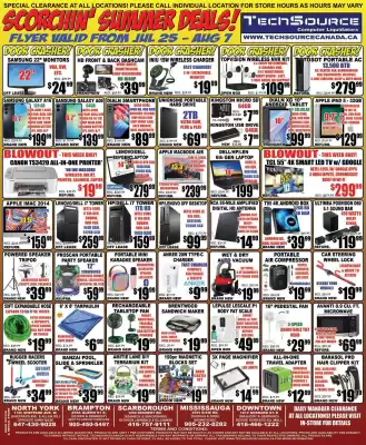 TechSource flyer (valid until 8-08)