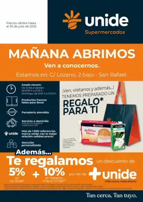 Folleto Unide Supermercados (válido hasta el 30-07)