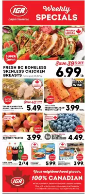 Market Place IGA flyer (valid until 31-07)