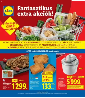 Lidl akciós újság (érvényes eddig: 3-08)