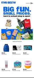 Five Below Weekly Ad week 30 Page 1