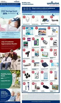 Wellwise by Shoppers flyer (valid until 1-08)