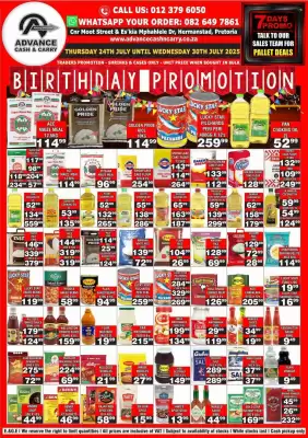 Advance Cash n Carry catalogue (valid until 30-07)