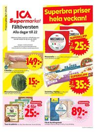 ICA Supermarket reklamblad vecka 31 Sida 1
