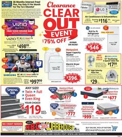 ABC Warehouse Weekly Ad week 31 Page 1