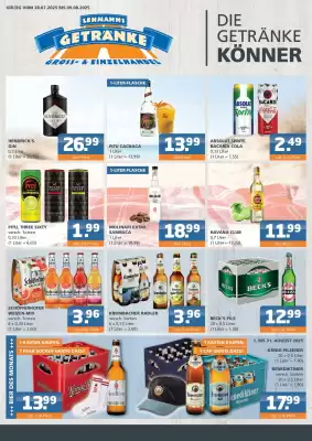 Getränke Lehmann Prospekt (gültig bis 9-08)