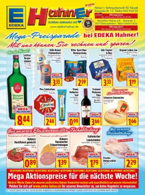 EDEKA Hahner Prospekt (gültig bis 2-08)