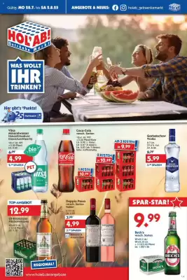 Hol'ab Getränkemarkt Prospekt (gültig bis 2-08)