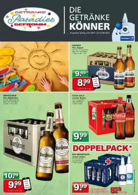 Getränkeparadies Gefromm Prospekt (gültig bis 2-08)