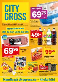 City Gross reklamblad vecka 31 Sida 1