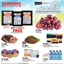 Fareway Weekly Ad week 31 Page 1