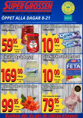 Supergrossen reklamblad