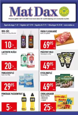 Matdax reklamblad