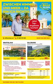 Billa Reisen Flugblatt Seite 1