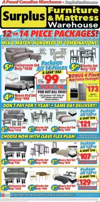 Surplus Furniture flyer (valid until 5-08)
