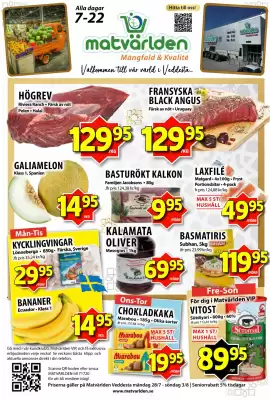Matvärlden Tensta reklamblad