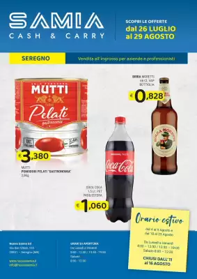 Volantino Samia Cash and Carry (valido fino al 29-08)
