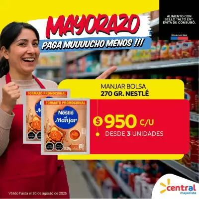 Catálogo Central Mayorista (válido hasta 20-08)