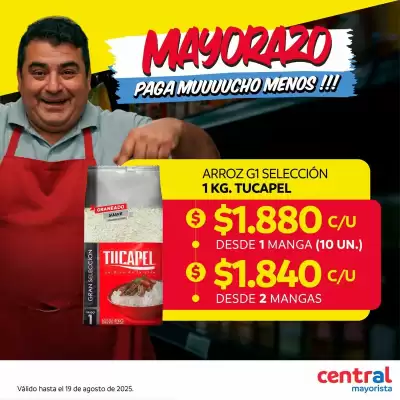Catálogo Central Mayorista (válido hasta 19-08)