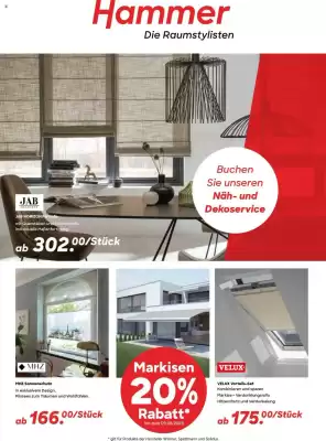 Hammer Prospekt (gültig bis 31-08)