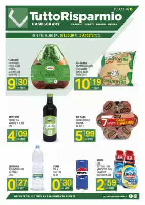 Volantino Tutto Risparmio Cash&Carry (valido fino al 10-08)