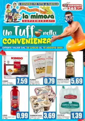 Volantino La Mimosa Supermercati (valido fino al 10-08)