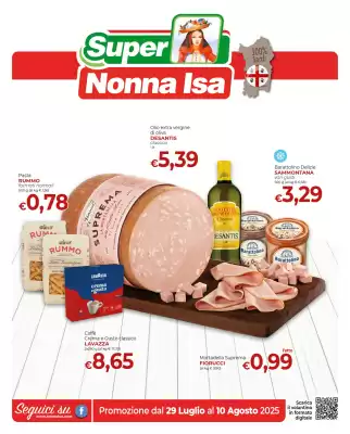 Volantino Supermercati Nonna Isa (valido fino al 10-08)
